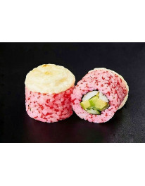 Запеченный ролл Калифорния (215 г, 8 шт)  на 100 гр 290 ккал б 13, ж 12, у 31