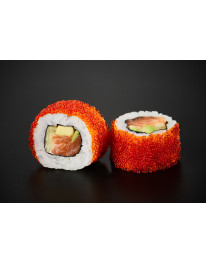 Калифорния с лососем (215 г, 8 шт) на 100 гр 240 ккал б-13 , ж-5, у-37