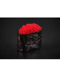 Тобико Гункан на 100 гр  ккал 210 б 9, ж 2, у 10